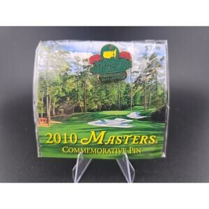 2010 Masters Golf Sealed Commemorative Pin Phil Mickelson Winner Hole 10